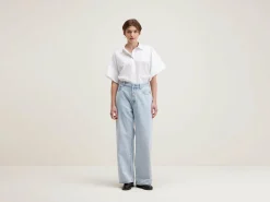 Denim|Bellerose Paty Wijde Jeans Used light blue