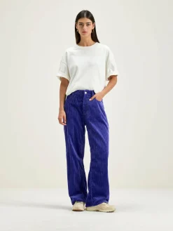 Denim|Bellerose Paty Wijde Jeans Deep purple