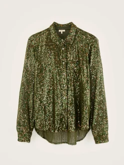 Blouses & Hemden|Bellerose Pekin Paillettenhemd Moss
