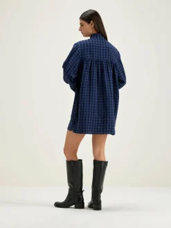 Jurken|Bellerose Pelly Mini Jurk Deep purple / Deep well