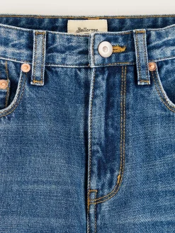 Denim|Bellerose Peters Wijde Jeans Blue stone