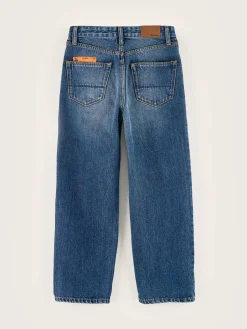 Denim|Bellerose Peters Wijde Jeans Blue stone