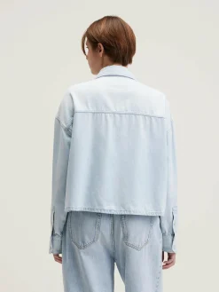 Blouses & Hemden|Bellerose Polar Cropped Hemd Used light blue