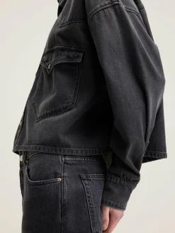 Blouses & Hemden|Bellerose Polar Cropped Hemd Used black