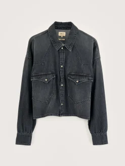 Blouses & Hemden|Bellerose Polar Cropped Hemd Used black