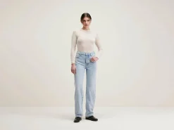 Denim|Bellerose Pony Lange Rechte Jeans Used light blue
