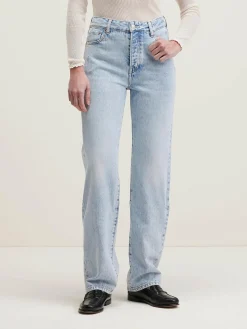 Denim|Bellerose Pony Lange Rechte Jeans Used light blue