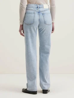 Denim|Bellerose Pony Lange Rechte Jeans Used light blue