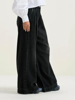 Bekijk Alles|Denim|Bellerose Pops Superwijde Jeans Black stone