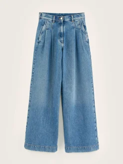 Bekijk Alles|Denim|Bellerose Pops Superwijde Jeans Used blue