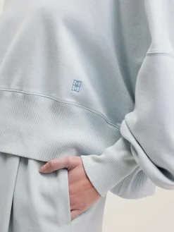 Sweatshirts|Bellerose Salva Cropped Sweatshirt Givre