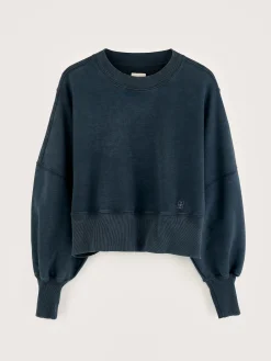 Bekijk Alles|Sweatshirts|Bellerose Salva Cropped Sweatshirt Black beauty