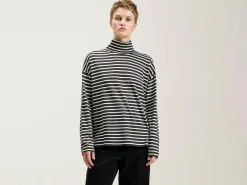 Truien|Sarahwear Foggy Gestreepte Coltrui T-shirt
