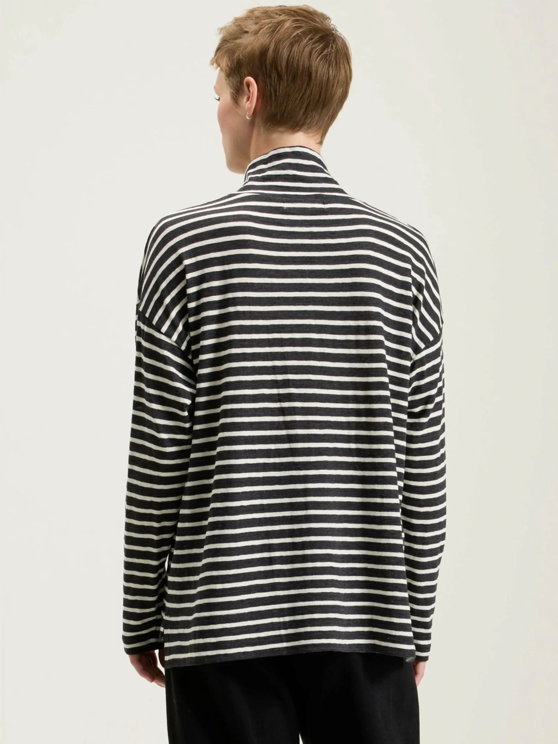 Truien|Sarahwear Foggy Gestreepte Coltrui T-shirt