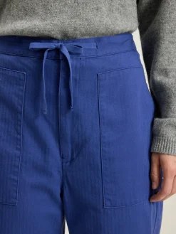 Broeken|Sarahwear Herringbone Tapered Broek