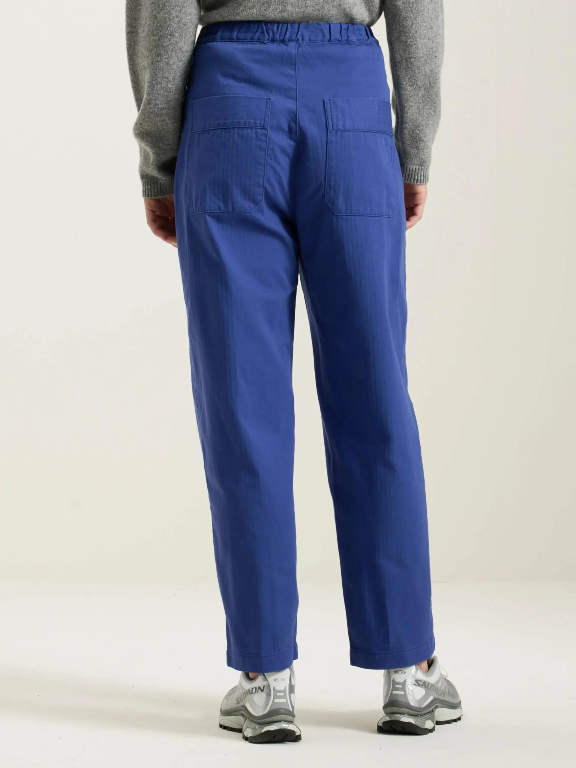 Broeken|Sarahwear Herringbone Tapered Broek