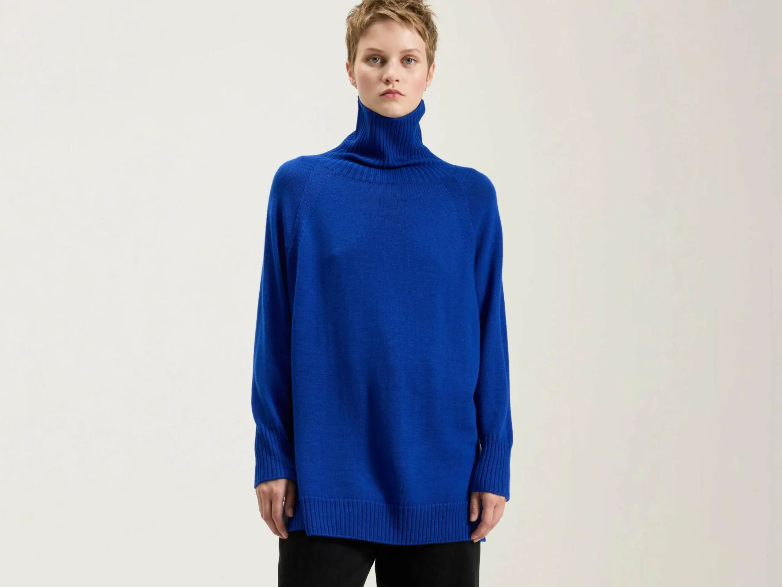 Truien|Sarahwear Merino Gebreide Coltrui