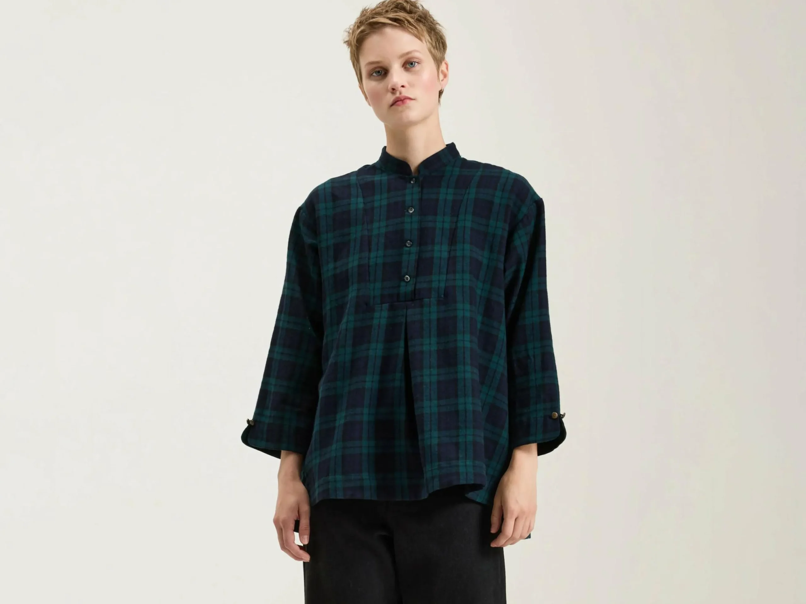 Blouses & Hemden|Sarahwear Wol En Katoen Pullover Shirt