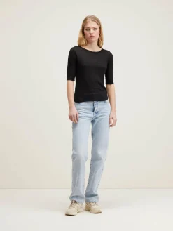 T-Shirts|Bellerose Seas Slim T-shirt Off black
