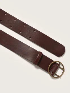 Bekijk Alles|Kleine Lederwaren|Bellerose Selya Leren Riem Bordeaux