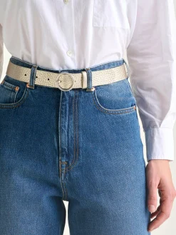 Kleine Lederwaren|Riemen|Bellerose Selyo Klassieke Riem Smoke grey