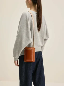 Kleine Lederwaren|Tassen|Bellerose Shone Mini Zip-tas Cognac