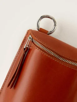 Kleine Lederwaren|Tassen|Bellerose Shone Mini Zip-tas Cognac