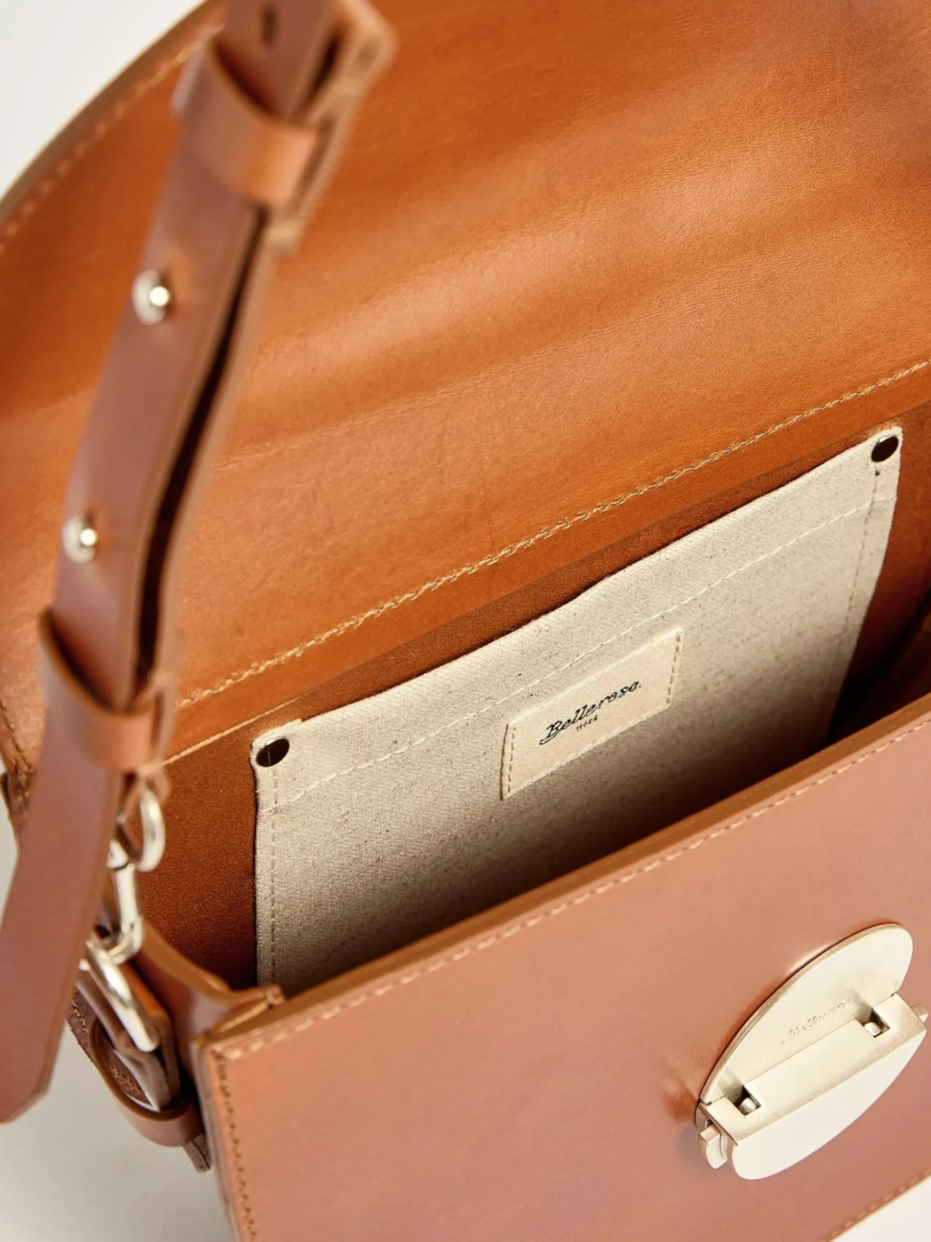 Bekijk Alles|Kleine Lederwaren|Bellerose Sico Schoudertas Cognac