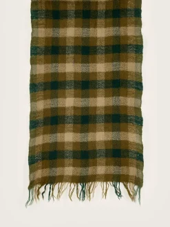 Bekijk Alles|Sjaals|Bellerose Sidy Geruit Sjaal Military / Scarabee