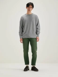 Bekijk Alles|Truien|Bellerose Slamy Ronde Hals Trui Heather grey