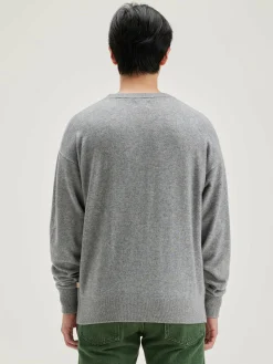 Bekijk Alles|Truien|Bellerose Slamy Ronde Hals Trui Heather grey