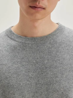 Bekijk Alles|Truien|Bellerose Slamy Ronde Hals Trui Heather grey