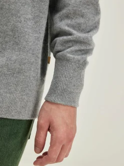 Bekijk Alles|Truien|Bellerose Slamy Ronde Hals Trui Heather grey