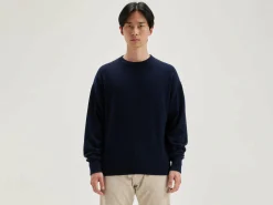 Truien|Bekijk Alles|Bellerose Slamy Ronde Hals Trui Navy