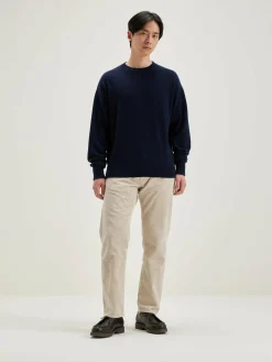 Truien|Bekijk Alles|Bellerose Slamy Ronde Hals Trui Navy