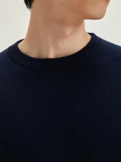 Truien|Bekijk Alles|Bellerose Slamy Ronde Hals Trui Navy