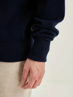 Truien|Bekijk Alles|Bellerose Slamy Ronde Hals Trui Navy