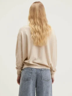 Truien|Bellerose Slax Kasjmier Trui Oatmeal