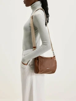 Kleine Lederwaren|Tassen|Bellerose Sobox Soepele Tas Cognac