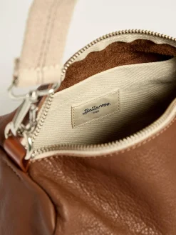 Kleine Lederwaren|Tassen|Bellerose Sobox Soepele Tas Cognac