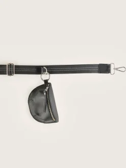 Kleine Lederwaren|Bellerose Sogo Verstelbare Leren Strap Black