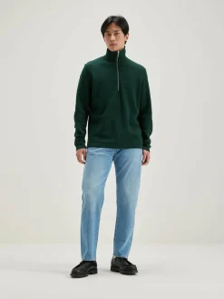 Bekijk Alles|T-Shirt & Polos|Bellerose Spence T-shirt Met Rits Scarabee