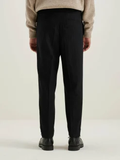 Bekijk Alles|Broeken|Bellerose Stanford Tapered Broek Black beauty