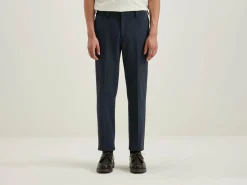 Bekijk Alles|Broeken|Bellerose Stanley Slim Broek Navy