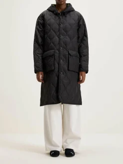 Mantels & Jassen|Taion Lange Militaire Mantel Met Kap