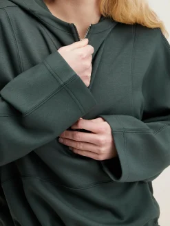 Sweatshirts|Bellerose Tates Hoodie Met Wijde Mouwen Hunter