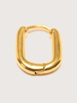 Bekijk Alles|Juwelen|Ten jewellery TEN Oblong Gold Oorbellen