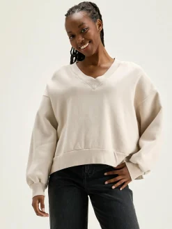 Bekijk Alles|Sweatshirts|Bellerose Varola V-hals Sweatshirt Shell