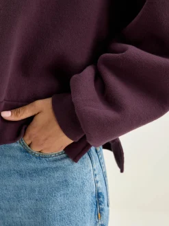 Bekijk Alles|Sweatshirts|Bellerose Varola V-hals Sweatshirt Wine