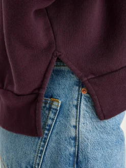 Bekijk Alles|Sweatshirts|Bellerose Varola V-hals Sweatshirt Wine